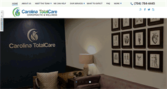 Desktop Screenshot of carolinatotalcare.com